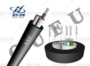 80/120 MINI ADSS 2-12 core optic fiber cable  ASU mini Ads